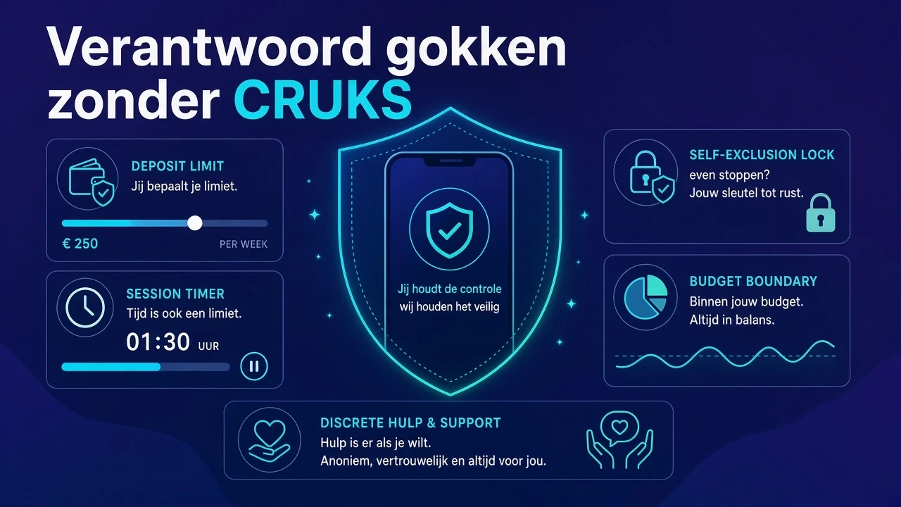 Verantwoord gokken zonder CRUKS